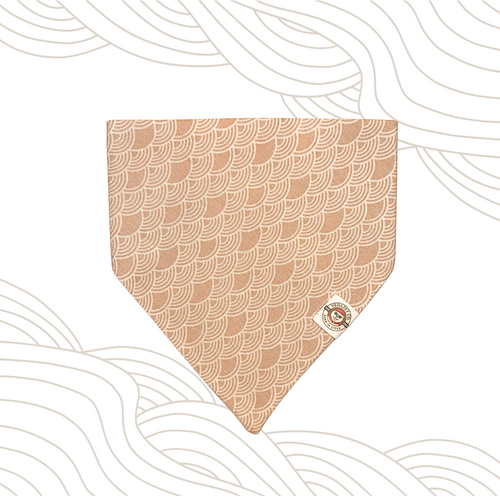 Double-Sided Wave Pattern Bandana