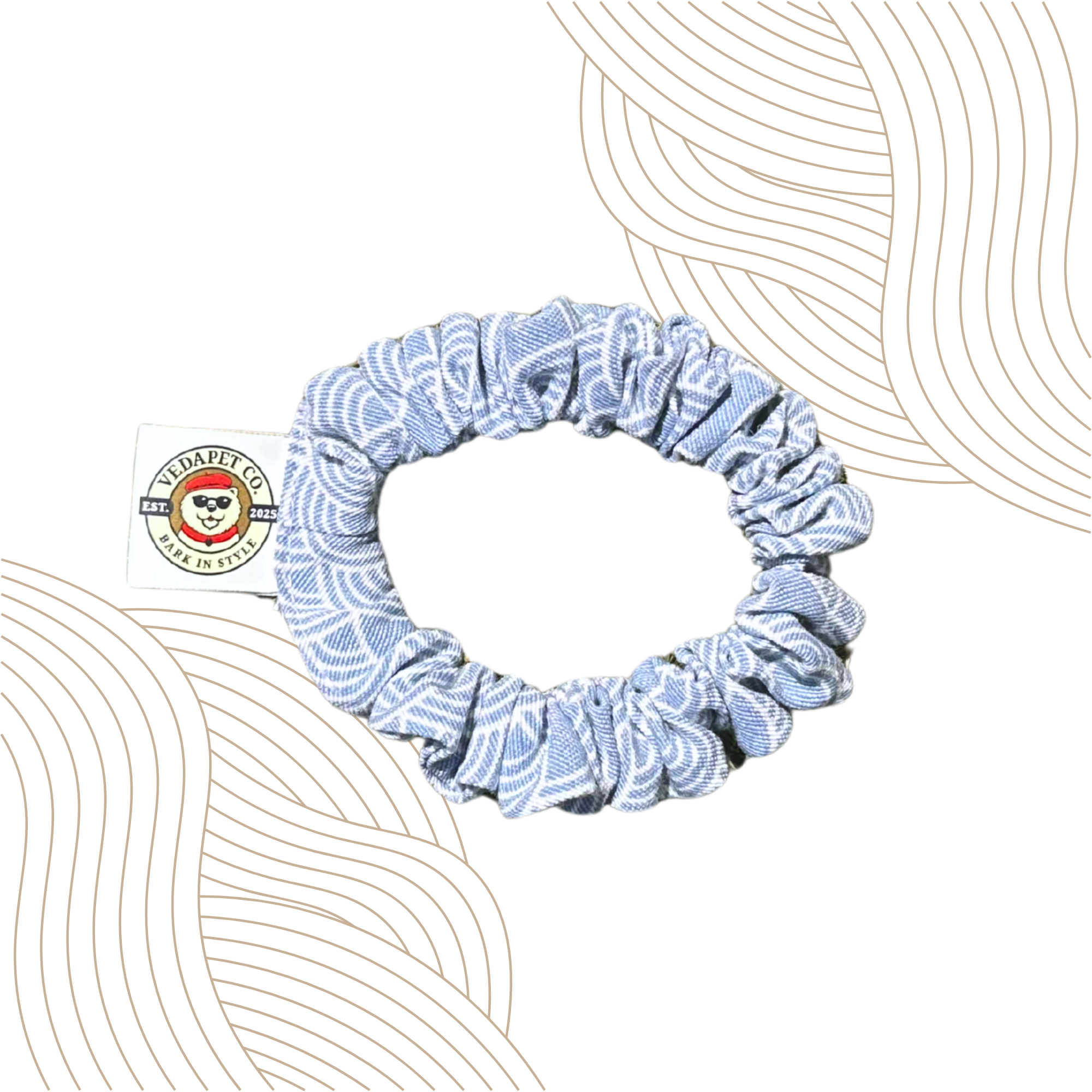 Classic Scrunchies - Wave Pattern