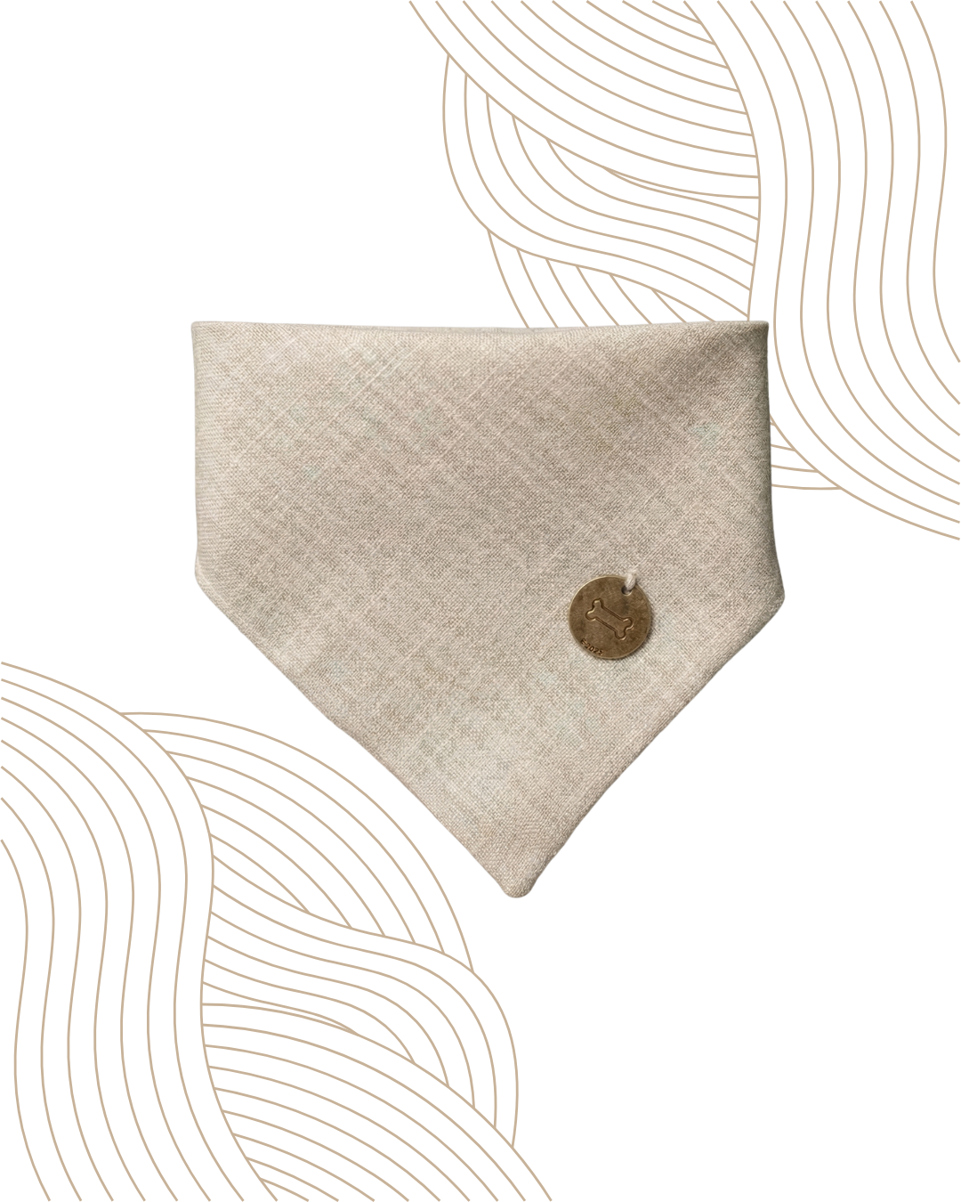 Solid Linen Bandana - Classic