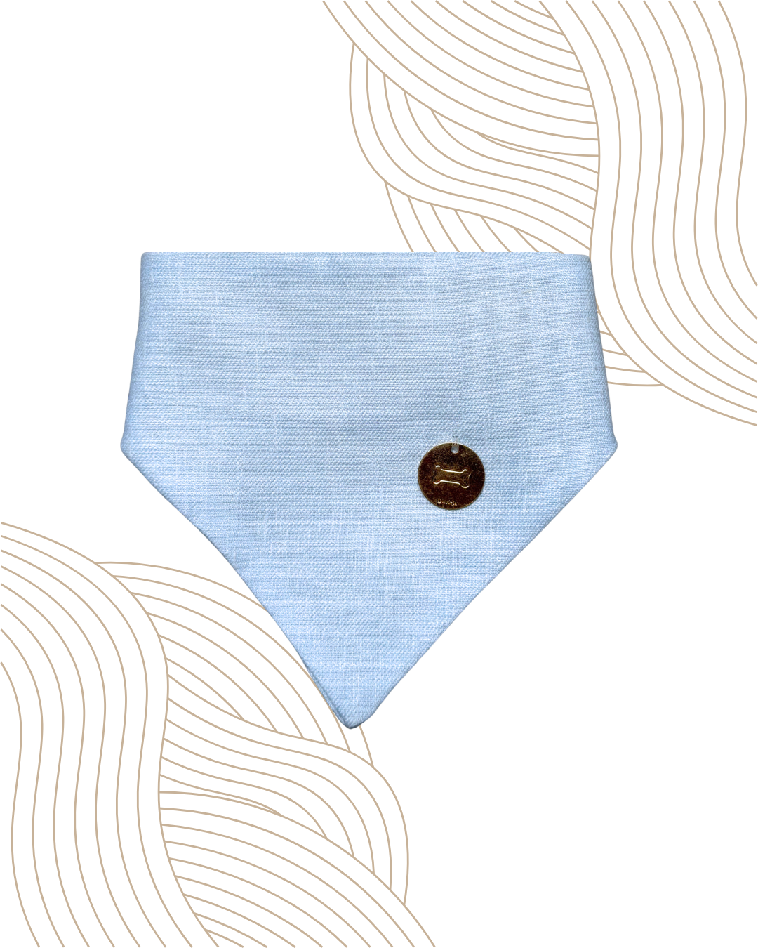Solid Linen Bandana - Classic